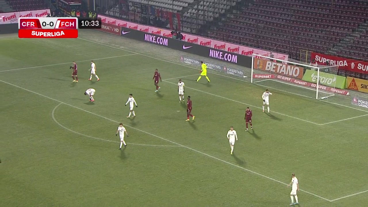 CFR Cluj - Hermannstadt 0-1. Surpriză uriașă la finalul anului în