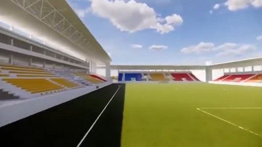 Stadion nou pentru un club de tradiţie! Va fi tip lego, "la aceeaşi capacitate ca Arcul de Triumf", deşi echipa aştepta o arenă uriaşă: "Sperăm să fie gata"