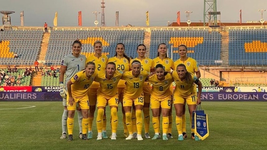 Fotbal feminin | Tricolorele s-au calificat în play-off-ul WEURO 2025 după victoria cu Kazahstan