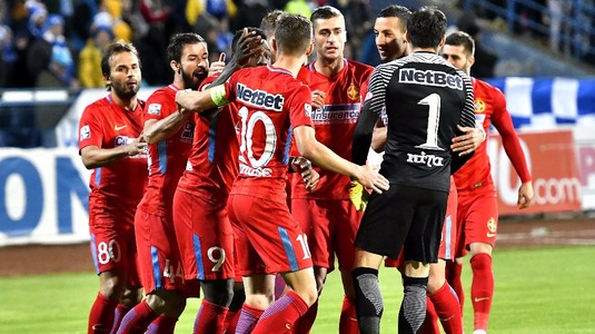 VIDEO | FCSB face spectacol şi se impune cu 5-2 în meciul cu CS U Craiova. Roş albaştrii sunt noii lideri din Liga I 