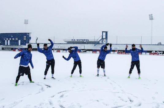 Zăpada blochează şi amicalele! Meciul dintre Viitorul şi Juventus Bucureşti a fost anulat! Echipa din Capitală n-a putut ajunge la Ovidiu