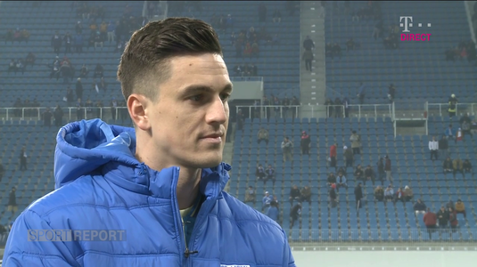 Reacţia lui Gardoş după ce a debutat pentru CS U Craiova: ”Am făcut sacrificii să ajung aici!” Vrea să fie titular cu FCSB şi să învingă