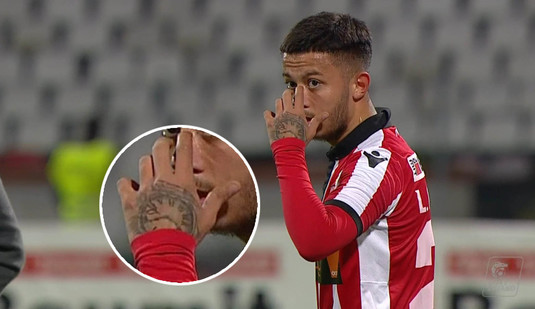 "Bratule, spune-i că e blasfemie!" VIDEO | Reacţia lui Cornel Dinu când a văzut ce şi-a tatuat pe mână un jucător de la Dinamo :)