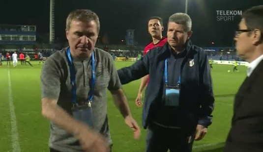 VIDEO | Gică Hagi, reacţie foarte nervoasă când Mulţescu a încercat să-l felicite: ”Lasă-mă, că asta e vrăjeală!” Ce l-a enervat