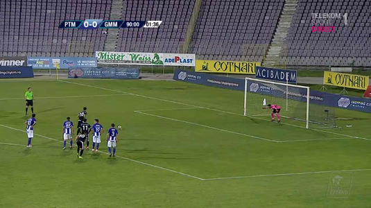 VIDEO | Final dramatic la Timişoara. Gaz Metan a ratat un penalty în prelungirile meciului cu ACS Poli. Cele două au încheiat la egalitate, 0-0