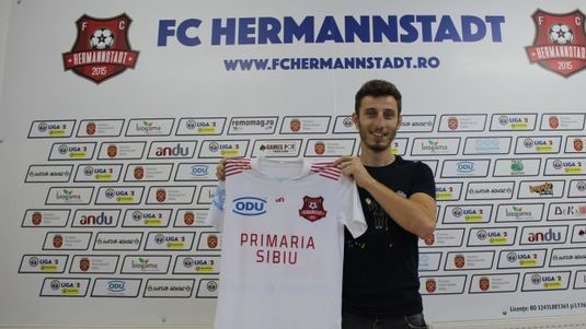 Al patrulea transfer al verii pentru nou-promovata din Sibiu | FC Hermannstadt l-a transferat pe Radu Zaharia