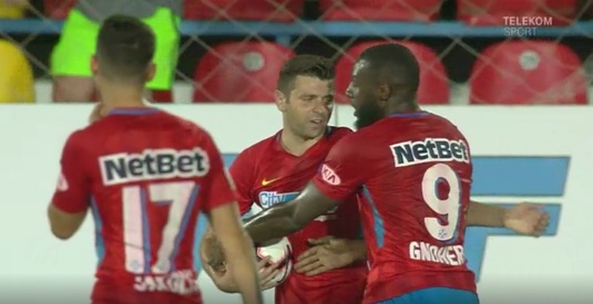 VIDEO | Dispută între Rusescu şi Gnohere la faza penalty-ului. Cum a reacţionat Raul când francezul i-a luat mingea din braţe