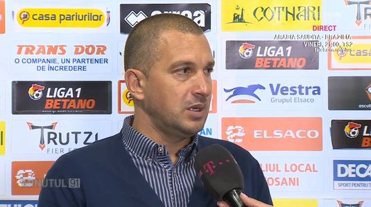 VIDEO | „Nu mă simt confortabil când încurc undeva!” Costel Enache, despre plecarea de la FC Botoşani