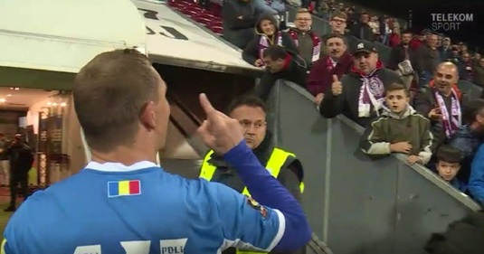 VIDEO | Scandal la finalul meciului CFR - Poli Iaşi. Cioinac s-a certat cu fanii clujenilor: ”Bă, v-am făcut campioni, nu uitaţi!”