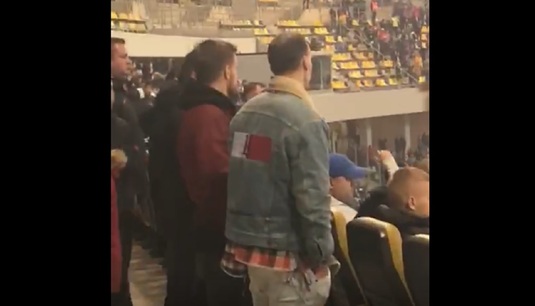 VIDEO | Apariţie surprinzătoare în tribunele de pe National Arena. Cine a venit din Italia să asiste la Dinamo - FCSB