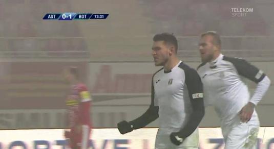 VIDEO | Astra - FC Botoşani 1-1. Costel Enache scoate doar un punct cu fosta echipă 