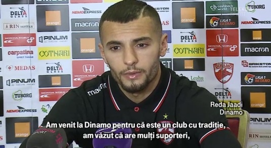 VIDEO | Cel mai important transfer al lui Dinamo i-a cucerit pe fani de la primele declaraţii: "Suntem câinii roşii! Îmi place mult!" Cine l-a convins să semneze