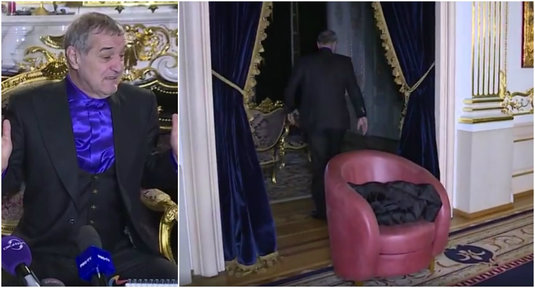 "Te cheamă Ioan, nu?! Atunci stai aşa!" VIDEO FABULOS | Becali a plecat în timpul conferinţei de presă. Cu ce s-a întors din palat