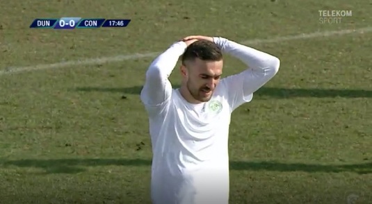 VIDEO | Marius Alexe a revenit în Liga 1 cu o ”chiflă”. :) Şi-a pus mâinile în cap când a văzut cum a şutat din careu