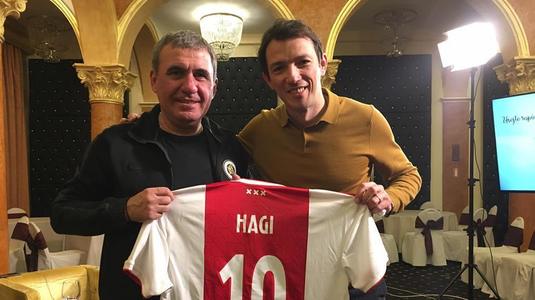 Cadou de suflet pentru Hagi, de la Ogăraru: "Îl pun în ramă, poate se molipsesc şi jucătorii noştri!"