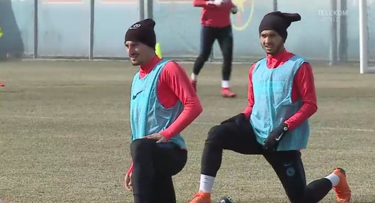 VIDEO | Îşi intră rapid în ritm! Imagini cu ultimul transfer al FCSB din această iarnă. Când poate debuta