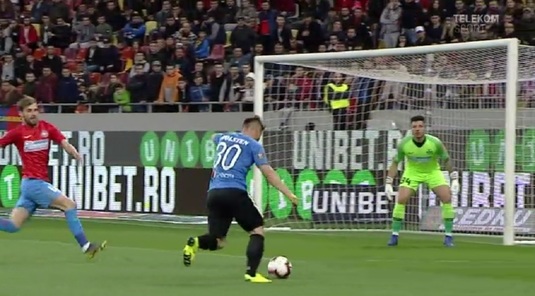 VIDEO | Cum a reacţionat Gică Popescu în tribune când a văzut cum a deschis Calcan scorul cu FCSB