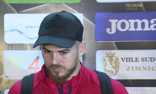 VIDEO | Reacţia lui Denis Alibec când a fost întrebat dacă Astra ”s-a predat cu FCSB”: ”Ce treabă au banii cu fotbalul?”