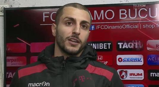 Montini, despre presupusa plecare de la Dinamo: ”Sunt foarte trist pentru ce s-a întâmplat săptămâna trecută”