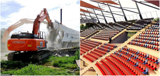 GALERIE FOTO | Un nou stadion-bijuterie în Liga 1! Formaţia de primă ligă care şi-a prezentat proiectul. "Moment istoric!" Cum se va transforma "ruina" de acum