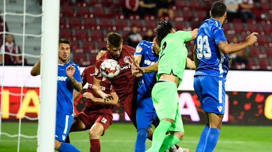VIDEO | CFR Cluj a revenit pe primul loc în Liga 1. Campioana i-a dat cinci goluri lui FC Voluntari, care a primit şi două cartonaşe roşii