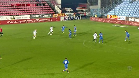 VIDEO | FC Botoşani întoarce soarta partidei de la Voluntari şi revine în locurile de play-off. Veteranul Mihai Roman, omul meciului