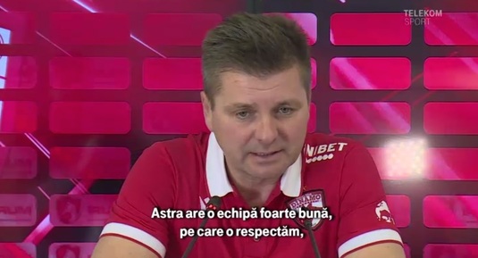 Dinamo începe tare anul. Uhrin: ”Astra este o echipă foarte bună!” Cehul, impresionat de Budescu şi Alibec: ”Ar trebui să joace la o echipă mult mai mare”
