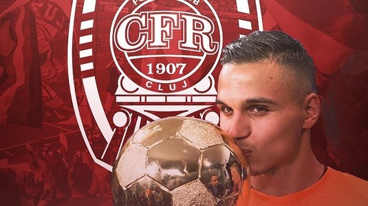 OFICIAL | Cristi Manea a fost prezentat la CFR Cluj. Ce mesaj a avut campioana pentru fotbalist