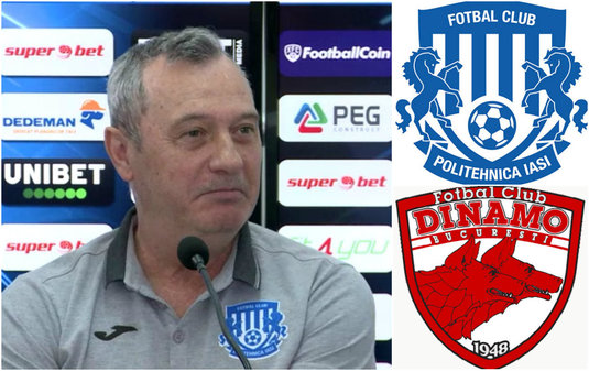 VIDEO | Mircea Rednic, declaraţia zilei în Liga 1! Concluzia sa după ce a privit emblemele lui Poli Iaşi şi Dinamo: "E o vorbă din popor" :)