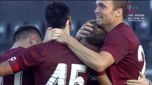 VIDEO | Academica - CFR Cluj 1-2. Obiectiv îndeplinit! Petrescu şi-a menajat o parte dintre titulari, dar a câştigat trei puncte la Clinceni