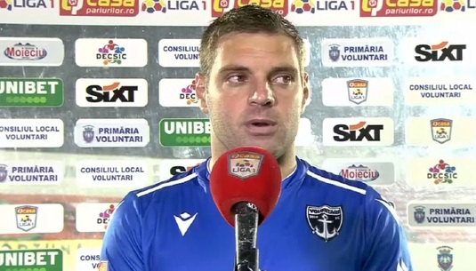 Adi Popa, discurs dur după meciul cu CFR Cluj: ”Clar m-a tras foarte mult înapoi”