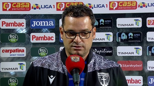 Reacţia lui Mihai Teja după înfrângerea cu Dinamo. FC Voluntari a pierdut cu scor 3-0 în faţa alb-roşilor
