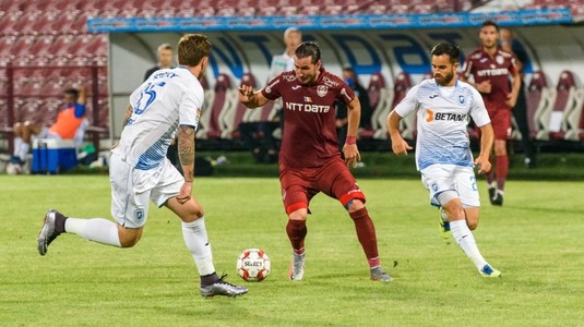 VIDEO | CFR Cluj şi U Craiova au dat-o la pace. Remiză în derbyul care a închis etapa din Liga 1