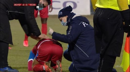 VIDEO Tratament ”ieşit din comun” în meciul FC Botoşani - FCSB. Al Mawas, tratat "cu pumnii"