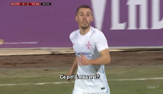 VIDEO | L-a înjurat Răzvan Oaidă pe Ante Vukusic? Fază incredibilă în timpul meciului FC Botoşani - FCSB 0-2