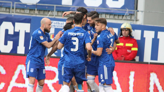 VIDEO | U Cluj - FC U Craiova 1-1. Echipa lui Marius Croitoru nu poate lega două victorii 