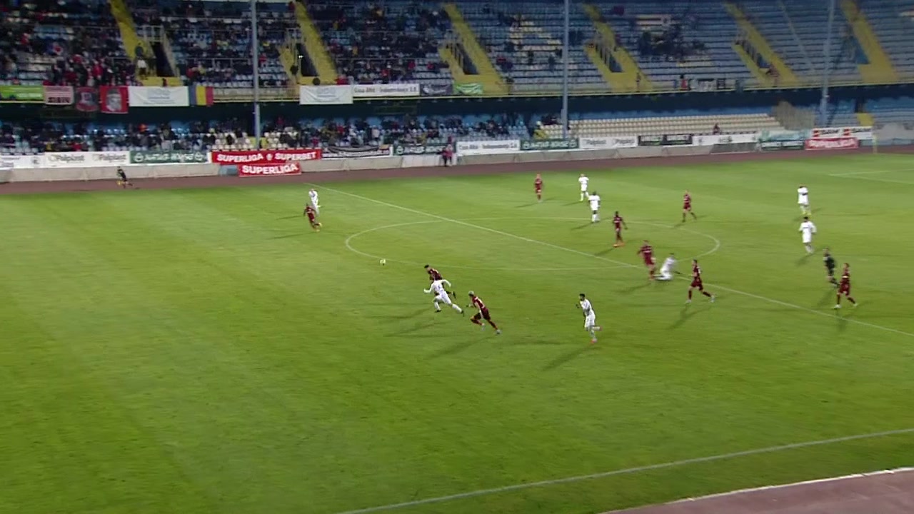 VIDEO  Hermannstadt - CFR Cluj 2-3, după ce sibienii au reuşit să egaleze.  Campioana a dat lovitura pe final prin Malele