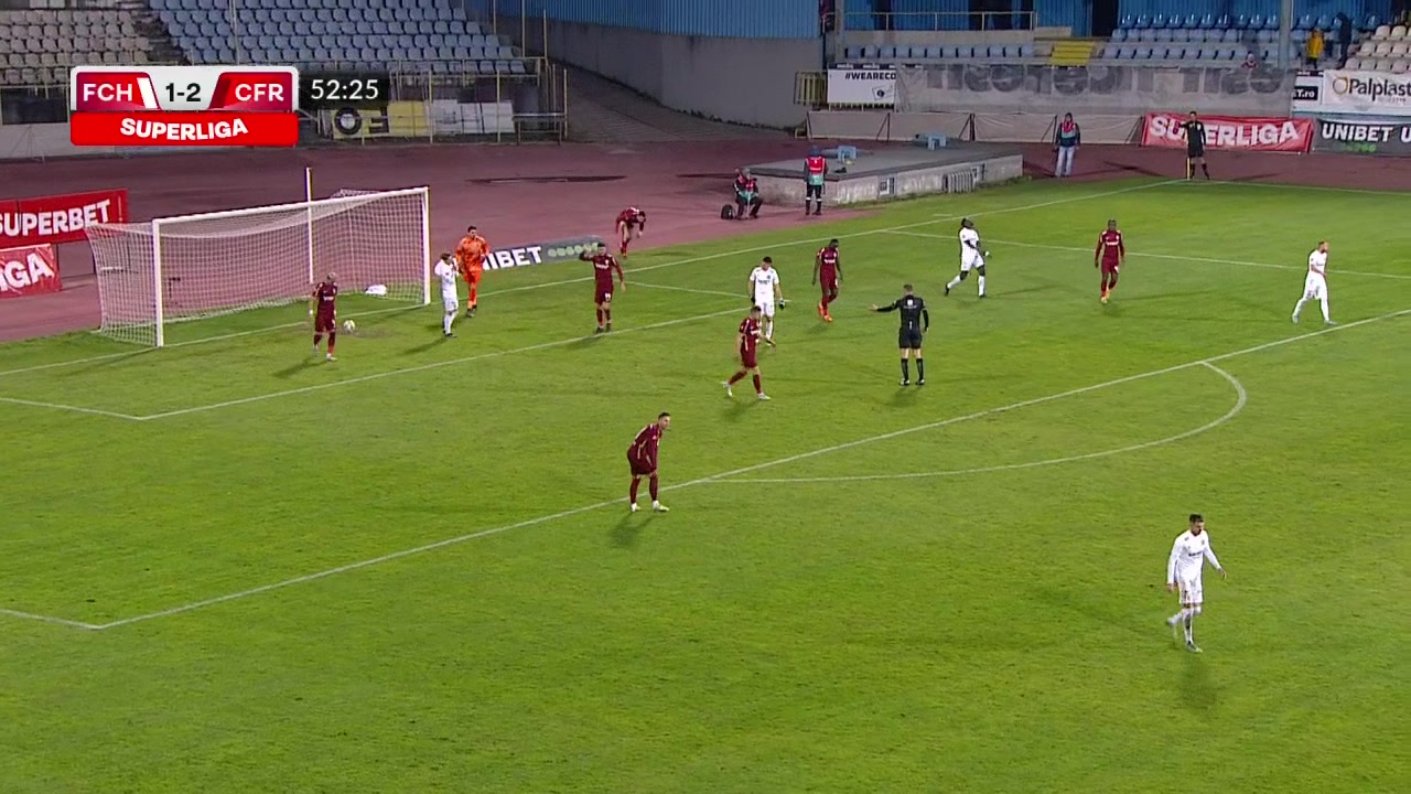 VIDEO  Hermannstadt - CFR Cluj 2-3, după ce sibienii au reuşit să egaleze.  Campioana a dat lovitura pe final prin Malele