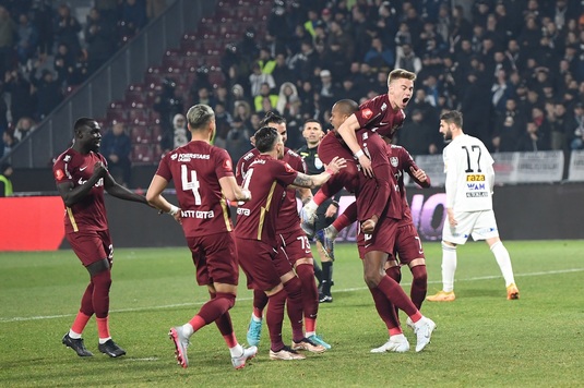 VIDEO | CFR Cluj - U Cluj 4-0. Unii cu fotbalul, alţii cu voleiul. Campioana, prestaţie excelentă înainte de play-off