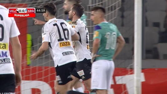 VIDEO | U Cluj - FC Argeş 2-0. Continuă problemele pentru piteşteni! Bogdan Vintilă, învins la debut