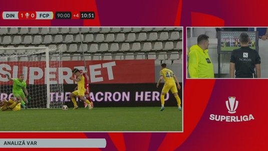 Penalty dictat după 10 minute la VAR. Grozav a marcat în minutul 90+13. Final nebun de meci la Petrolul - Dinamo | VIDEO