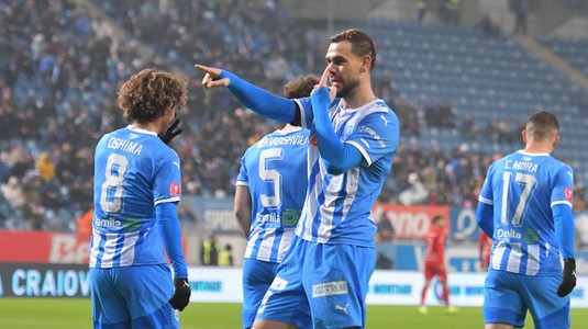 VIDEO | Universitatea Craiova - Hermannstadt 3-1. Gâlcă îl învinge pe Măldărăşanu. Puncte importante pentru olteni