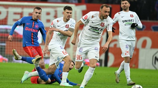 VIDEO | FCSB - Hermannstadt 1-1. Start fals pentru campioană în 2025! Vali Creţu a marcat primul gol în tricoul FCSB, cu o execuţie magnifică