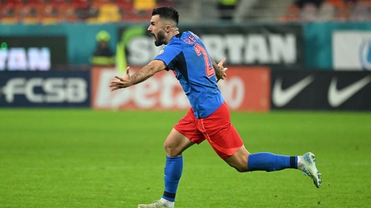 Vali Creţu a marcat primul gol în tricoul FCSB şi a exultat! Ce a declarat veteranul din apărararea campioanei, după reuşit fabuloasă din meciul cu Hermannstadt