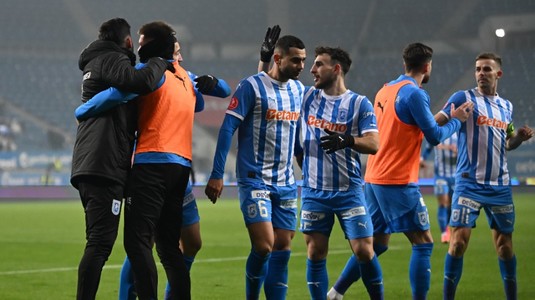 VIDEO | Universitatea Craiova - Oţelul Galaţi, 2-1. Victorie cu emoţii pentru echipa lui Rădoi. Oltenii trec pe prima poziţie în clasament