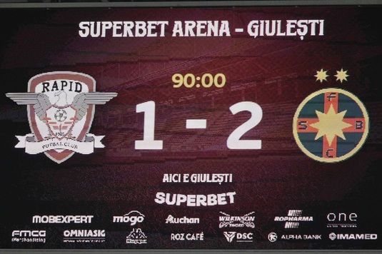 Rapid şi FCSB, sancţionate după derby, din cauza suporterilor! “Inscripţii rasiste, xenofobe şi jignitoare”