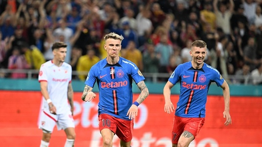 VIDEO | FCSB - Dinamo 3-1. Aproape de un nou titlu al României. Campioana a dat trei goluri pe care ”câinii” să le ţină multă vreme