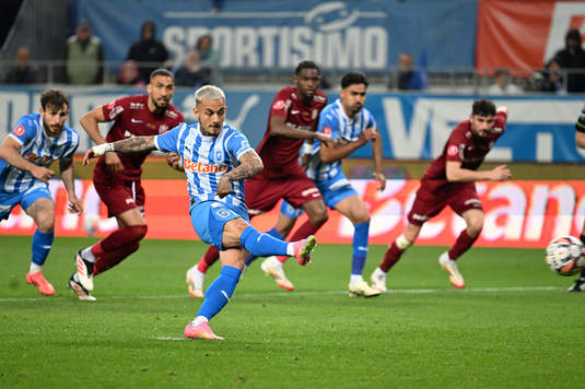 VIDEO | Universitatea Craiova - CFR Cluj 2-2. FCSB este campioana României! Dubla lui Mitriţă desface şampania pentru roş-albaştri