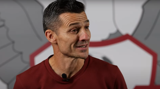 Constantin Gâlcă a fost vizibil emoţionat, când a povestit despre unul dintre membrii familiei sale: ”Îmi spunea că şi-ar dori să ajung la Rapid”