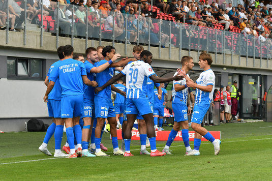 VIDEO | Csikszereda - Universitatea Craiova 1-2. Oltenii obţin o victorie dificilă la Miercurea Ciuc şi rămân pe primul loc